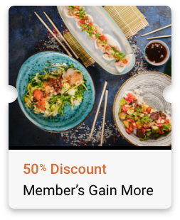 50% Discount On Dinner