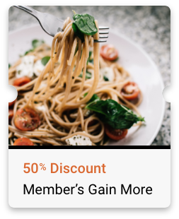 50% Discount Lunch